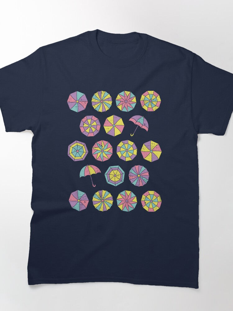 Summer vacation. Umbrella pattern (funny) Classic T-Shirt