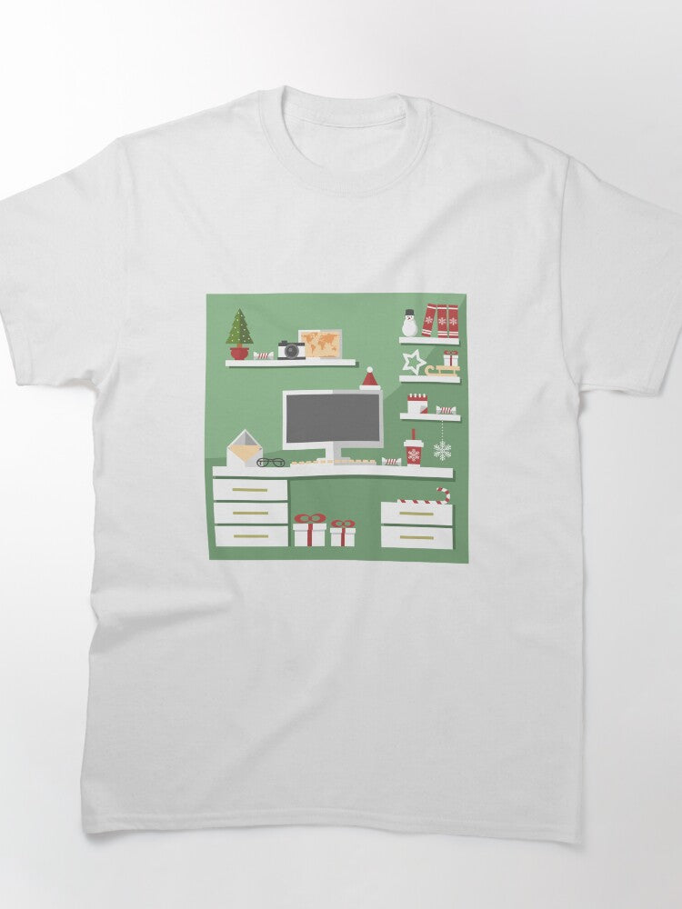 Christmas workstation Classic T-Shirt