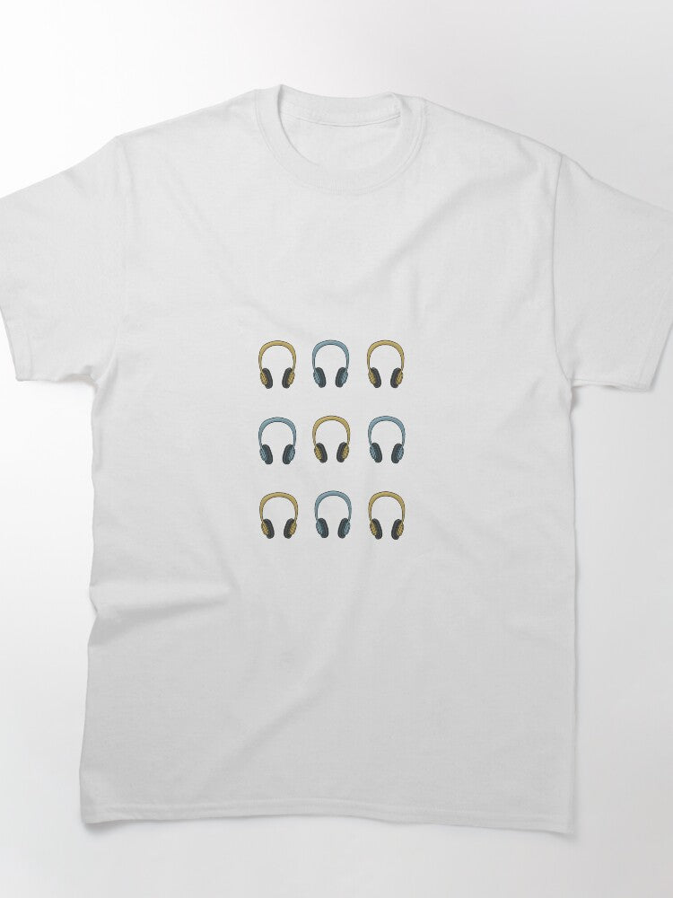 Audiobook and Music Headphones Classic T-Shirt