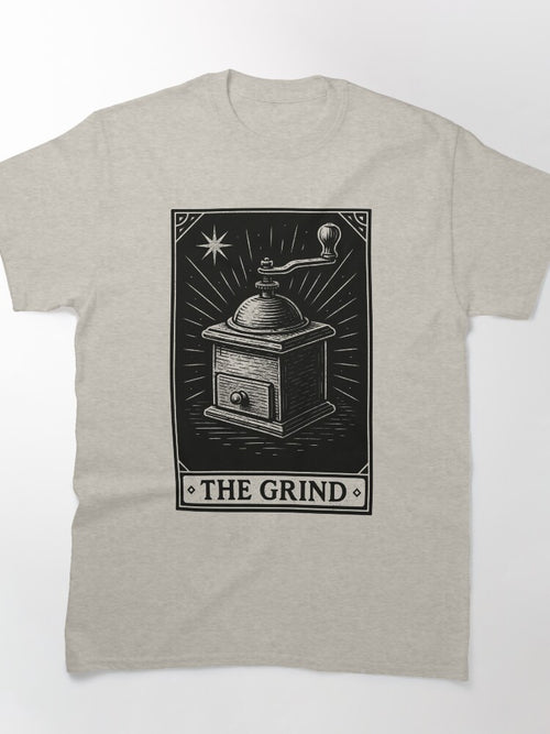 Daily Grind Tarot – Coffee Magic (Dark Variant) Classic T-Shirt