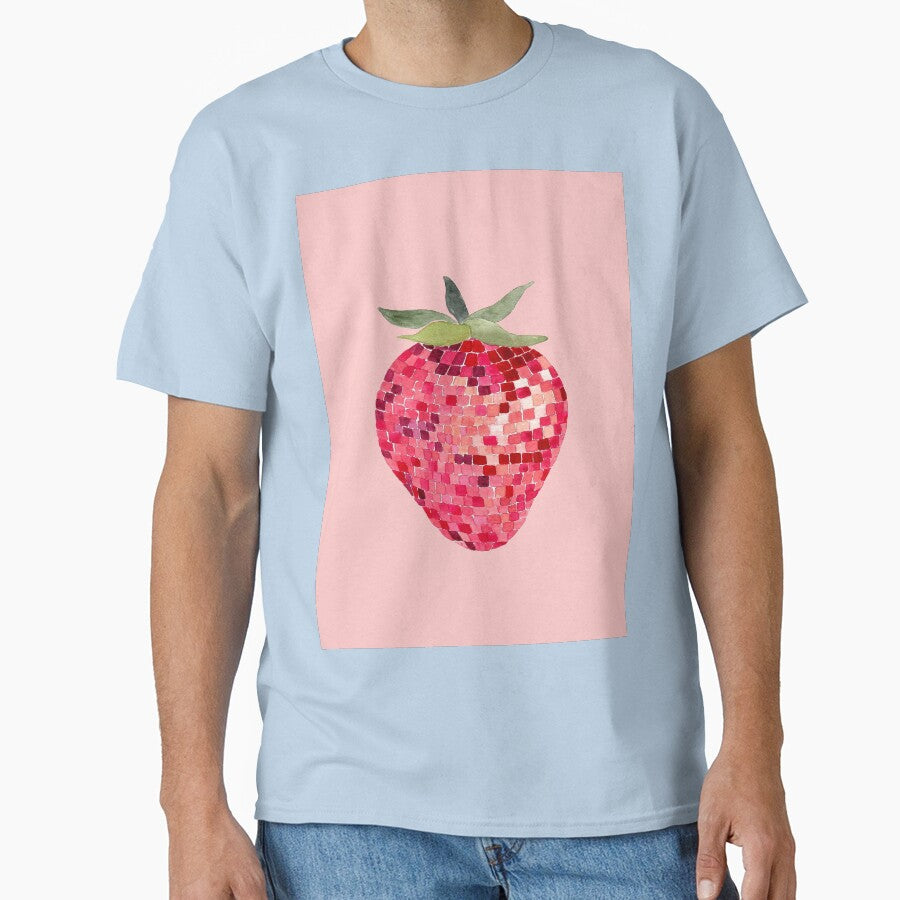 Disco Ball Strawberry Classic T-Shirt