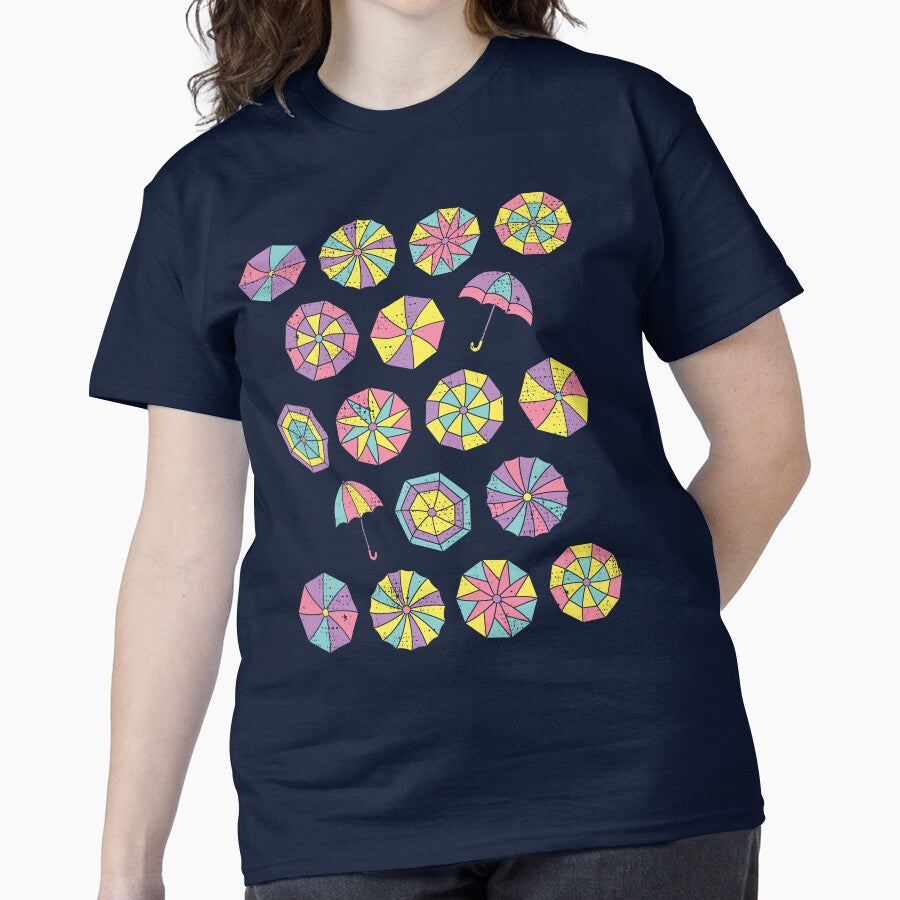 Summer vacation. Umbrella pattern (funny) Classic T-Shirt