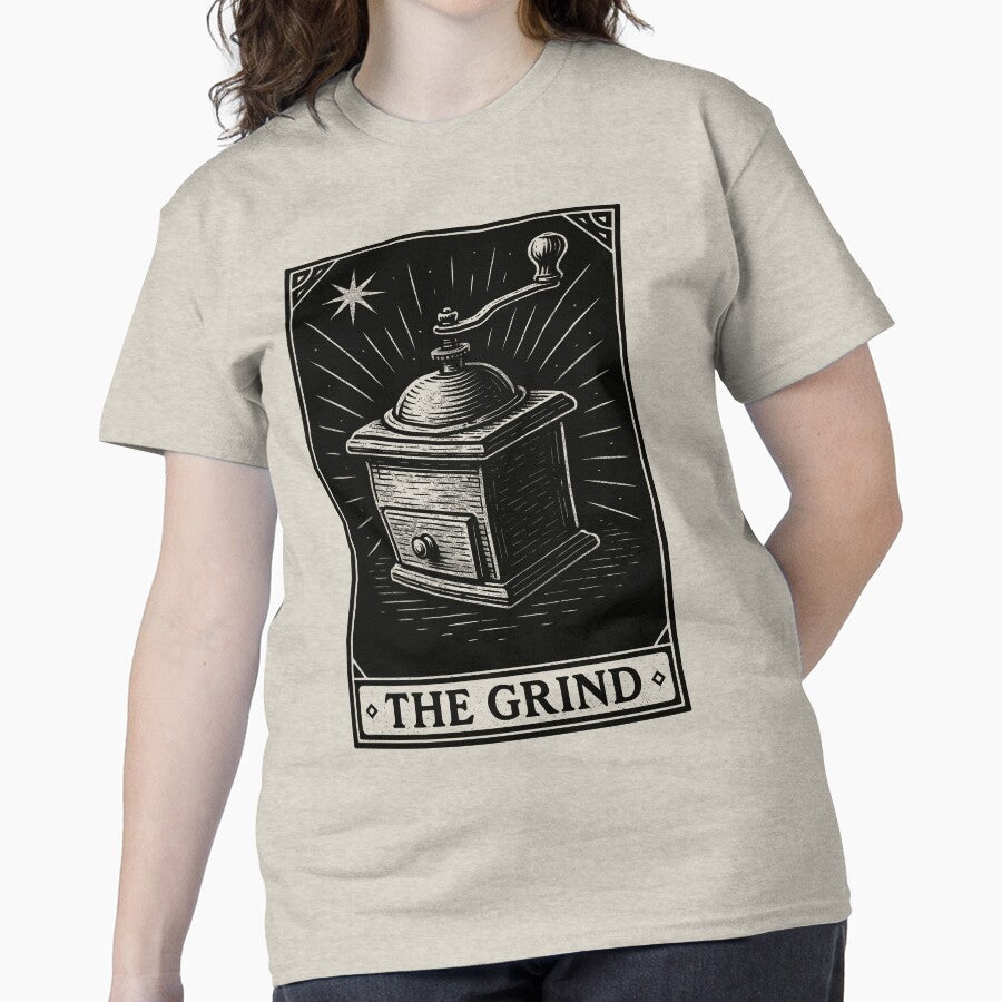 Daily Grind Tarot – Coffee Magic (Dark Variant) Classic T-Shirt